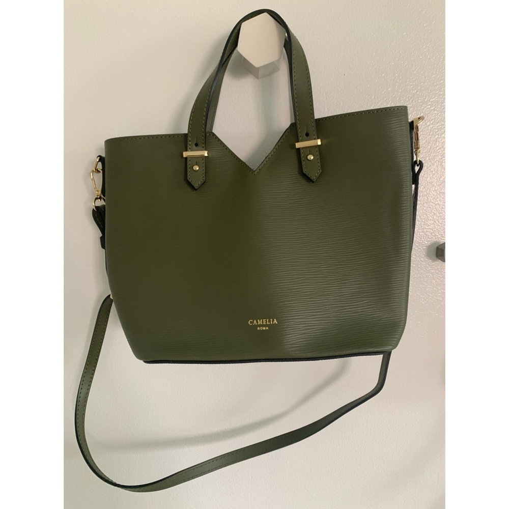 Camellia Roma Leather Handbag